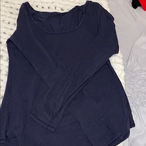 Navy Lululemon long sleeve